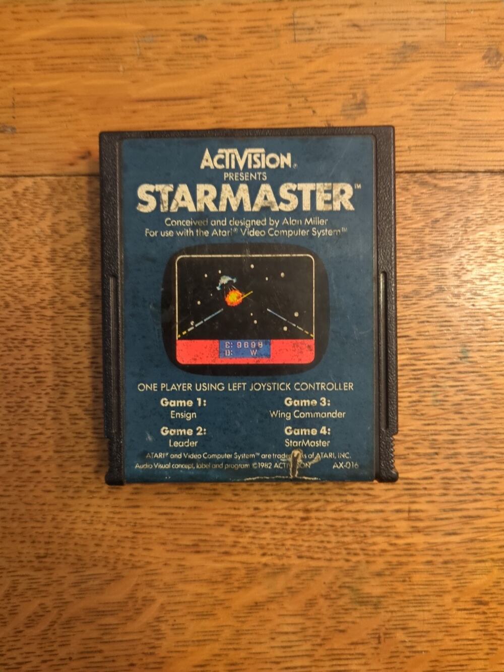 STARMASTER Atari 2600 Game Cartridge Only